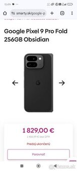 Predám telefón značky Google pixel 9 pro fold
