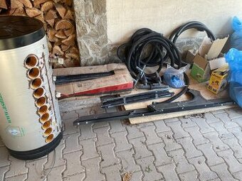 Solárny ohrev vody 100L, regulačný ventil 3-cestný+hadice