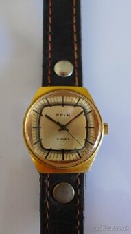 Hodinky PRIM TV – vintage ČSSR, 17 jewels, - funkčné