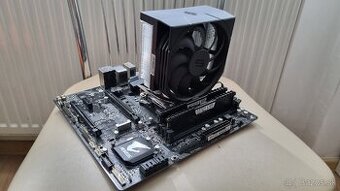 Aorus mb. s cpu ryzen 5 2600 6 core processor s chladičom.