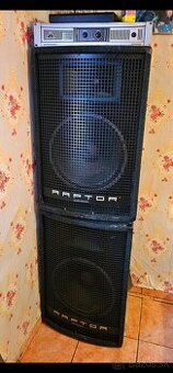 Reprobedne Raptor 2x 600 Wat Pasivné +Zosilovač