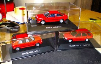 ŠKODA RAPID 130 , FELICIA GLX , FELICIA COMBI GLX , 1:43