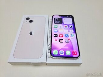 APPLE IPHONE 13 128GB PINK,ZDRAVIE BATERKY 100%