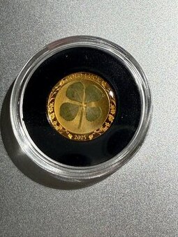 Zlatá minca 1$ Štvorlístok