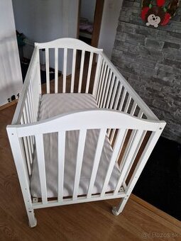 Detská postieľka CARBEBE Stars White