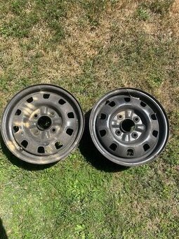 Na predaj: 2x Oceľové disky 14" –4x100-Renault, Dacia a iné