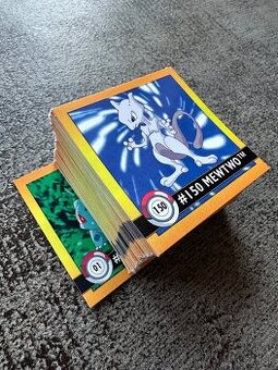 Pokémon Artbox Stickers 1999 - Komplet 1-150
