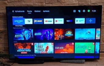 smart 4K Ultra HD televízor , LED, uhlopriečka 110cm