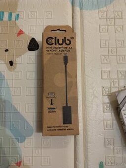 CLUB3D CAC-1180 redukcia mini DisplayPort 1.4 na HDMI