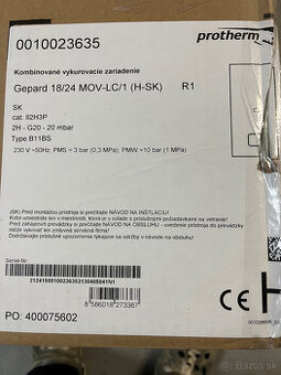 Kotol plynový závesný Protherm