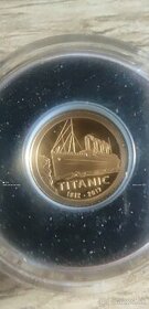 Zlatá minca Titanic - 1