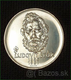 Strieborná pamätná minca 500 Kčs, Ľudovít Štúr (mince)