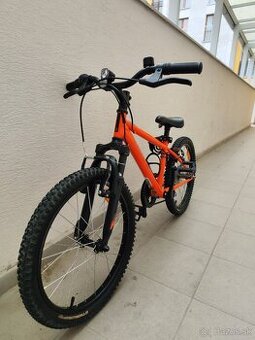 Detský horský bicykel Expl 500 20" 6-9 rokov oranžový - pou