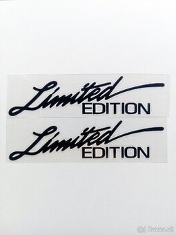 Nové čierne nálepky Limited Edition