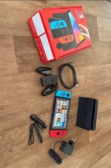 Nintendo switch Oled+najnovsi FLASH