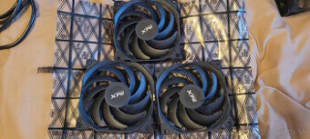 Predám 3 kusy kvalitných ventilátorov XPG Vento 120
