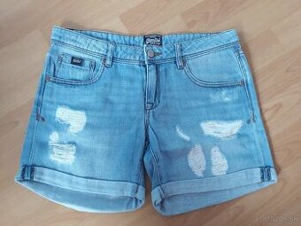 Dámske riflové kraťasy SuperDry