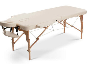Skladací masážny stôl Fabulo UNO Set – béžový/krémový