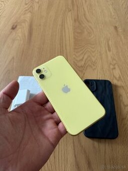 iPhone 11 64 gb Yellow v záruke + príslušenstvo
