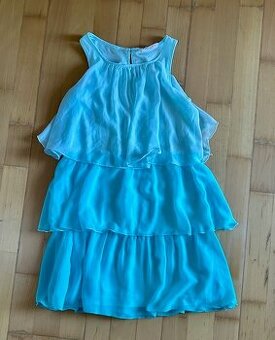 HM šaty krasna modra 140