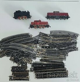 Modelová železnica h0 Trix,Marklin lokomotívy, koľajnice