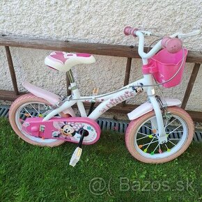 Detsky bicykel ružový 14