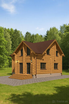 Na predaj zrubový dom s realizáciou výstavby priamo na vašom