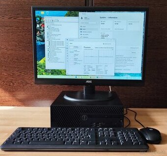 ✔️ Komplet počítač 4x3,60GHz +8GB ram+ 250GB SSD + zaruka