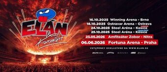 Predam 2 ks vstupenky Elan Košice 25.10 20.00 hod