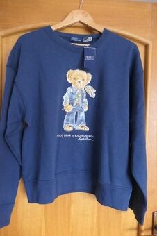 RALPH LAUREN BEAR damska nova ikonicka super mikina L/XL