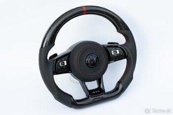 VOLANT VOLKSWAGEN R RLINE GTD GTI - KOZA / KARBÓN