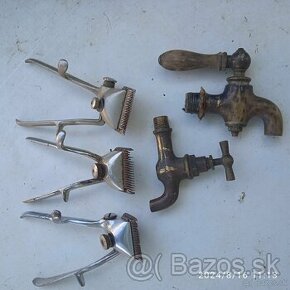 Predám starožitné kapce, nožnice na vlasy.