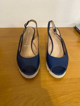 Predám dámske letné kožené topánky