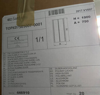 Zalamovacie dvere-SANSWISS TOP LINE