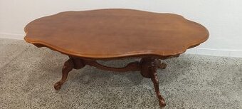 Konferenční stolek, neobaroko, nábytek z masívu