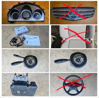 Náhradné diely, mercedes w204 od 2007