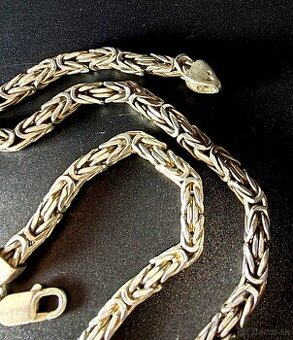 Strieborná retiazka 925, ...93,5g.., 66 cm, puncovaná