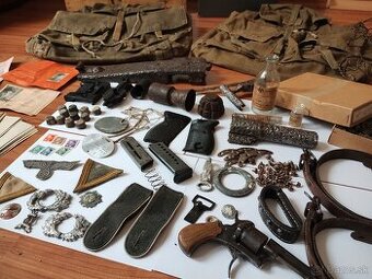 Válečné nálezy detektorem kovu a nálezy z půdy wehrmacht