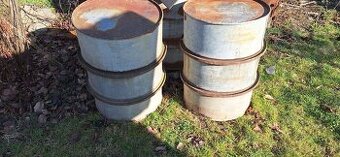 Hrubostenne plechové sudy 200L