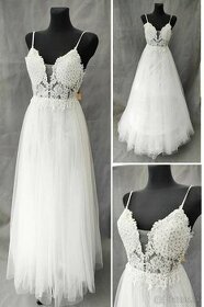 Nádherné svadobné šaty veľ. 36 a 38