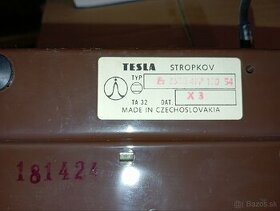 Retro vintage telefón Tesla - 1