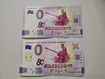0 euro suvenírová bankovka  2025 - 1