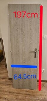 Dvere prave 60 interierové - 1