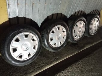Predám zimnú sadu pneumatík  195/65 R15 rozteč 5x108 ford