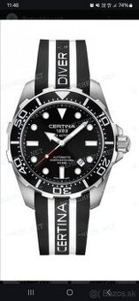 Certina DS Action Diver kaučukovy remienok