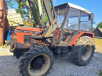 PREDAM TRAKTOR ZETOR 7245+CELNY. NAKLADAC