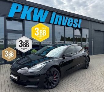 Tesla Model 3 Performance 82kWh AWD ZÁRUKA