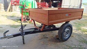 Vyklápacia vlečka za malotraktor