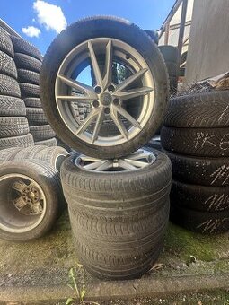 ✅ 215/50 R18 Michelin + originál disky Audi 5x112