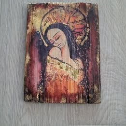 Predám obraz s Madonou s aureolou